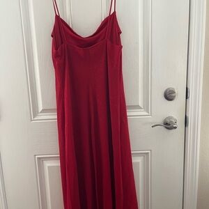 Elegant Red Evening Dress
